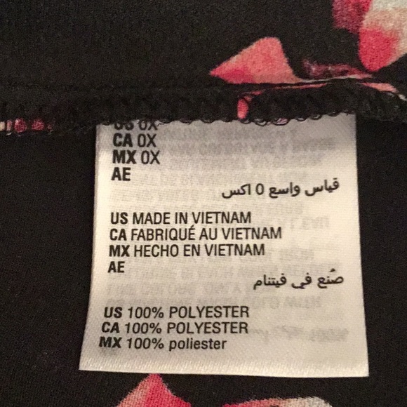 ALFANI PLUS SIZE PRINTED POINTED HEM TOP - Picture 10 of 11